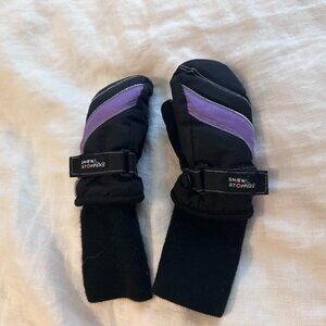 Purple SnowStoppers Kid's Waterproof Ski & Snowboard Winter Mittens